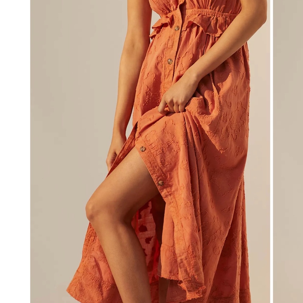 ANTHROPOLOGIE PILCRO MAXI DRESS SIZE M - Picture 3 of 7